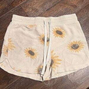 Altar’d State Sunflower Print Women's Shorts